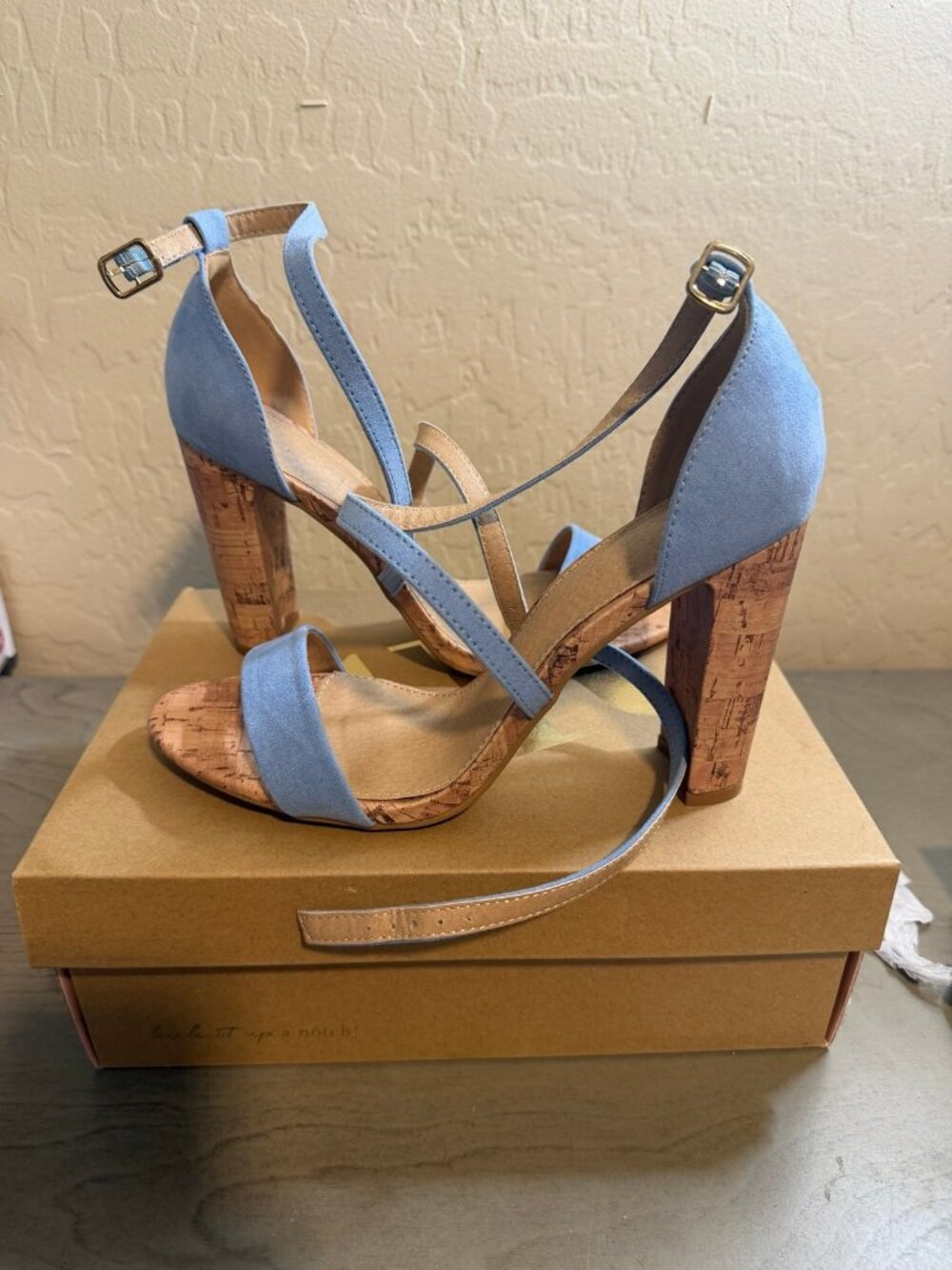 Charlotte Russe strappy sandal heels